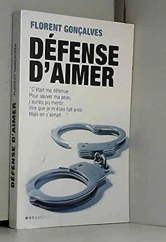 Defense d'aimer Books