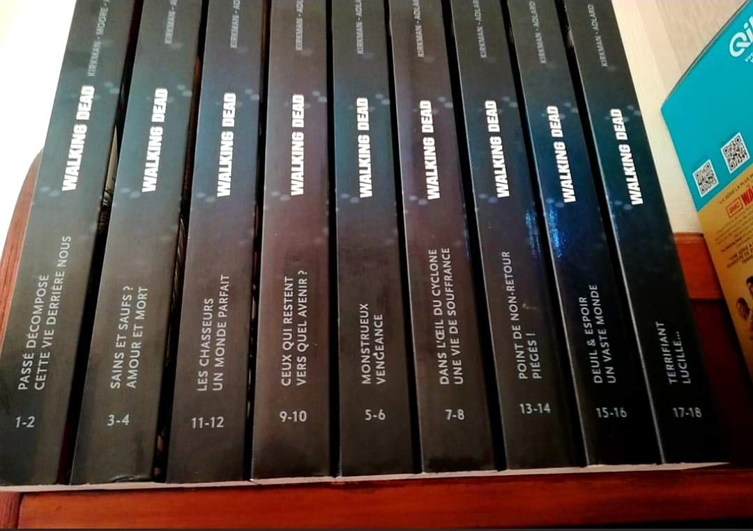 Walking Dead intégrale des tomes 1 à 8, en 4 doubles albums book