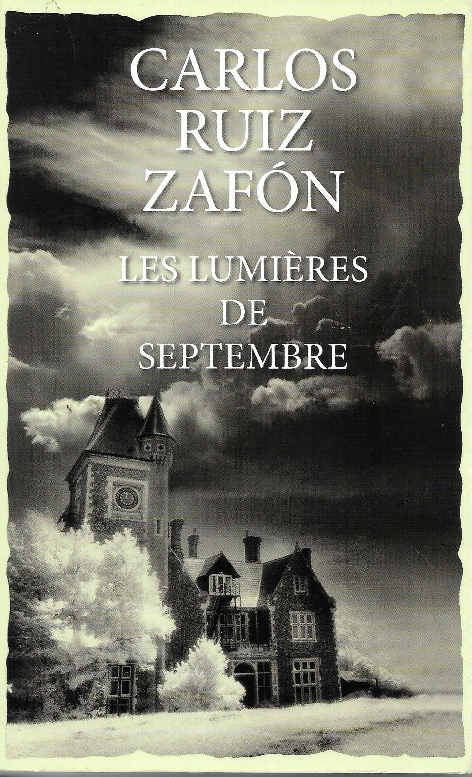 les lumieres de septembre de Carlos RUIZ ZAFON book