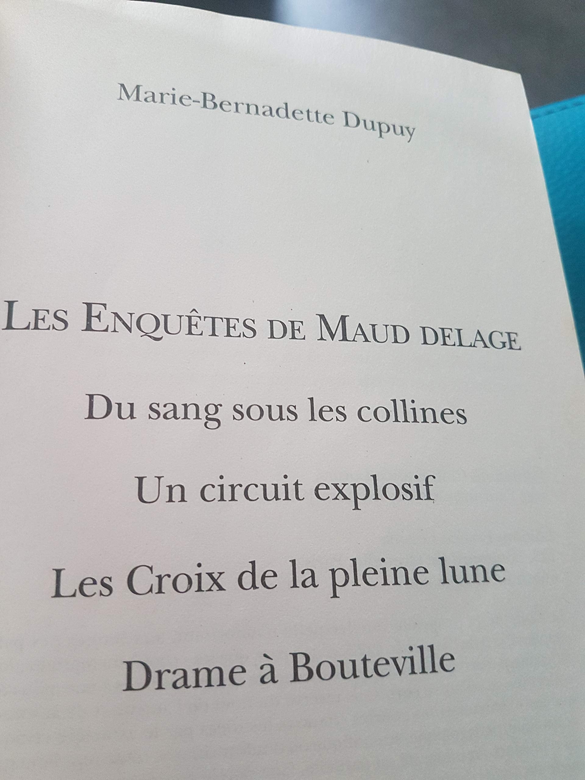 Les Enquêtes de Maud Delage book