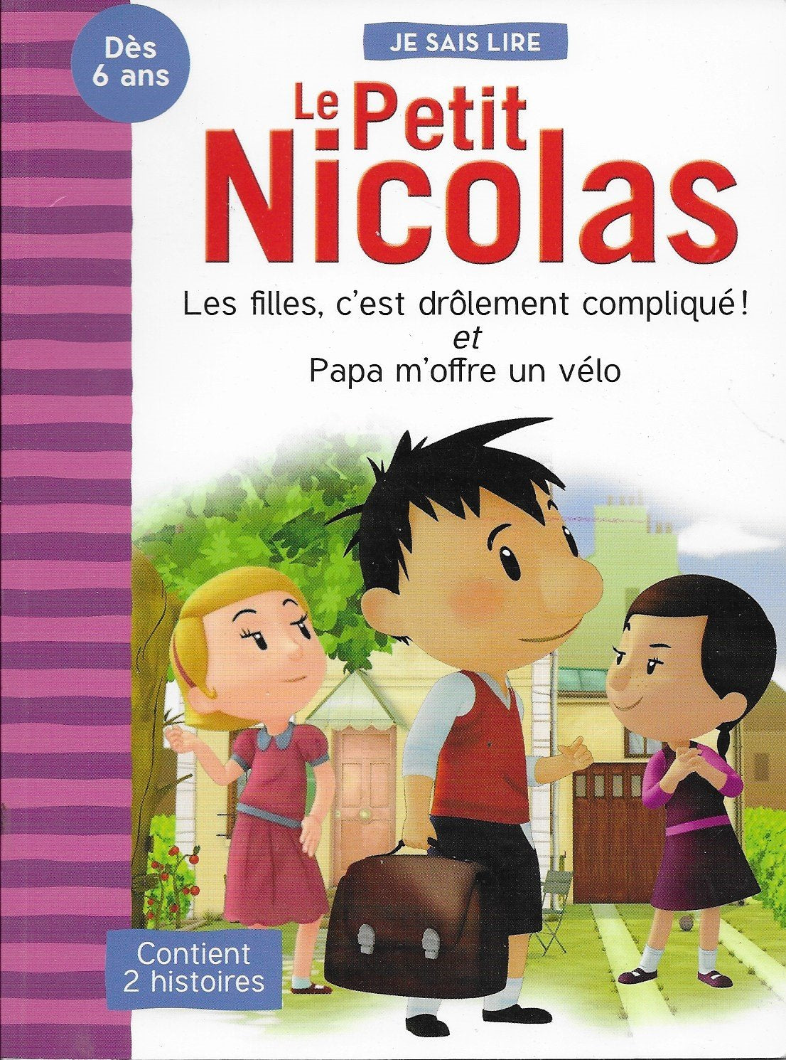 LE PETIT NICOLAS 2 histoires : les filles, c'est drôlement compliqué! et papa m'offre un vélo cd