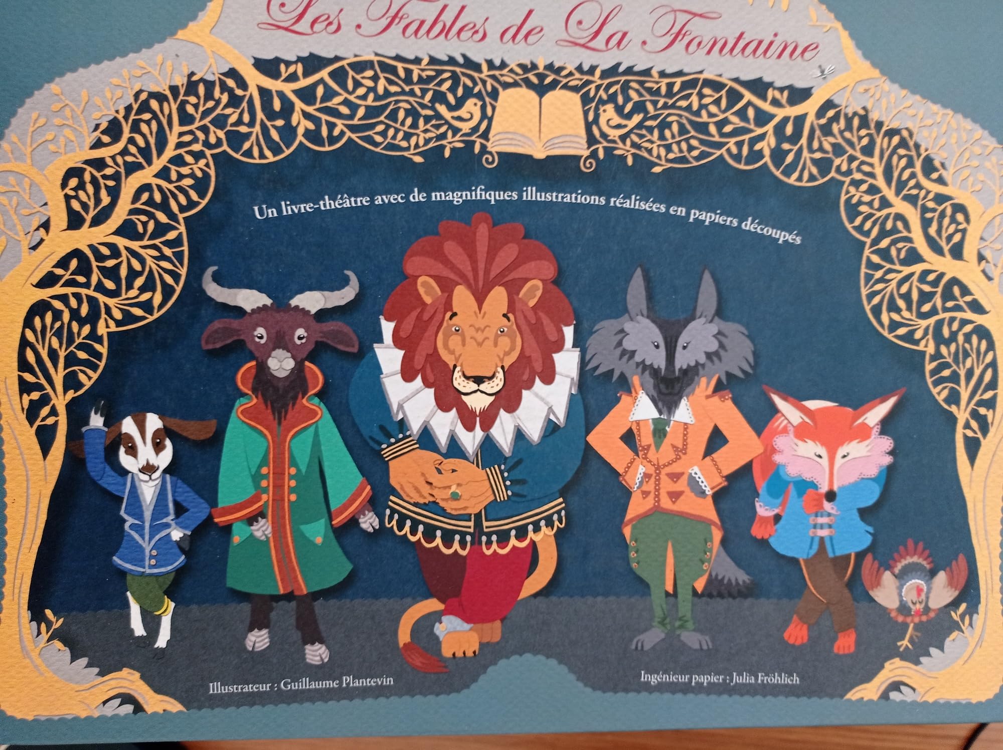 Les Fables de La Fontaine - Livre Théâtre cd
