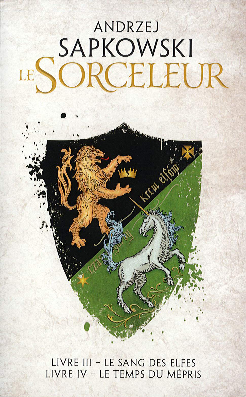Le Sorceleur - T3 le sang des elfes & T4 le temps du mépris - Edition double book