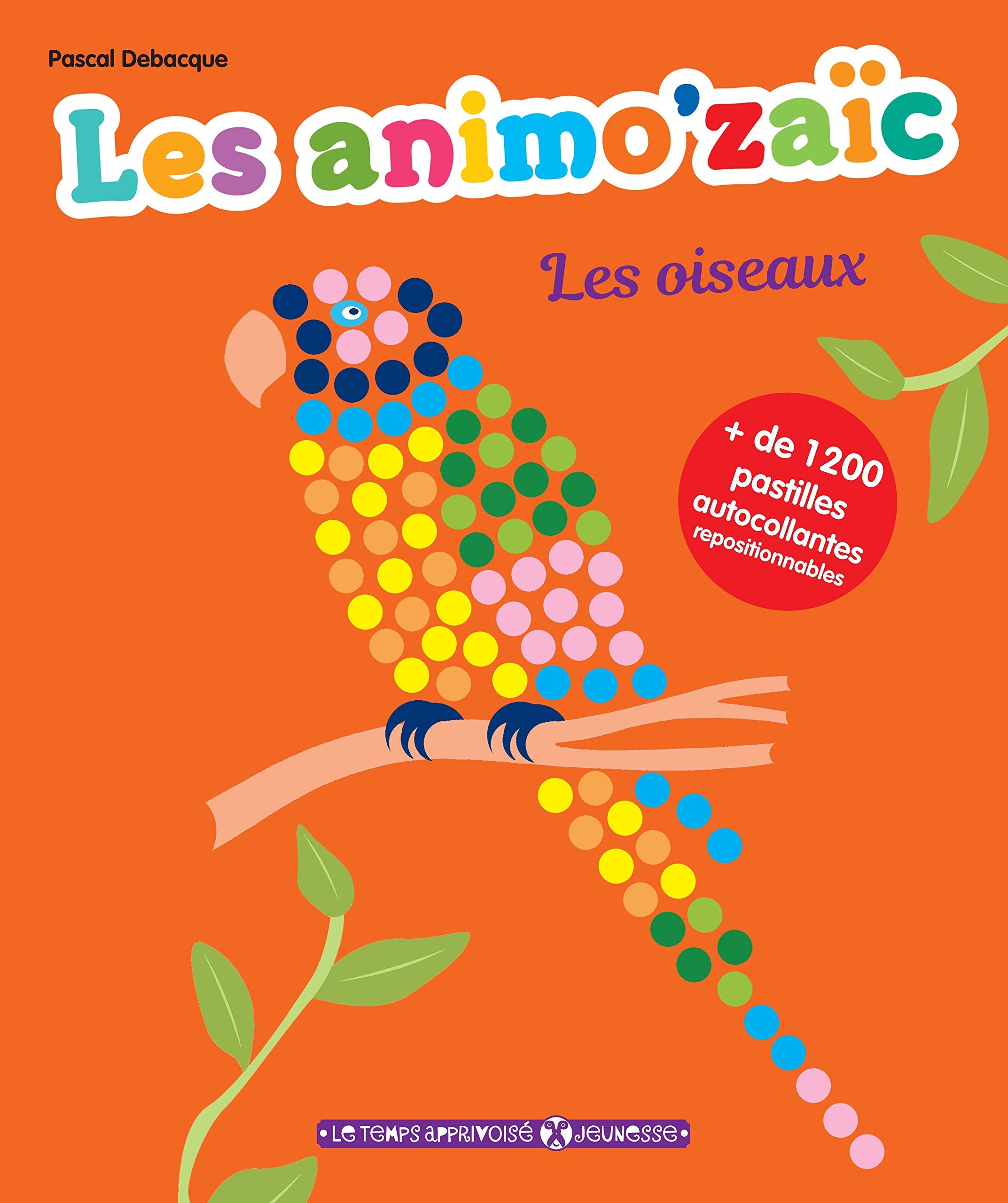 Les animo'zaïc - Les oiseaux + de 1200 pastilles autocollantes repositionnables Hobbies & Crafts