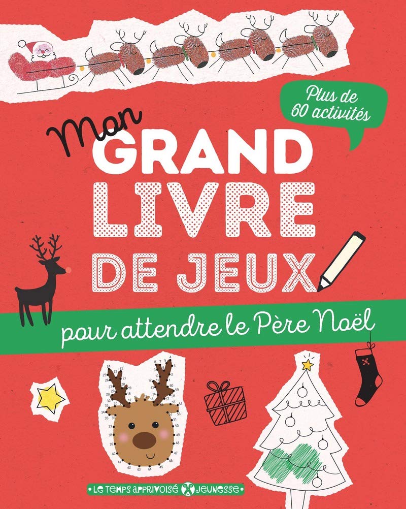 Mon grand livre de jeux pour attendre le Père Noël Film, Art & Culture