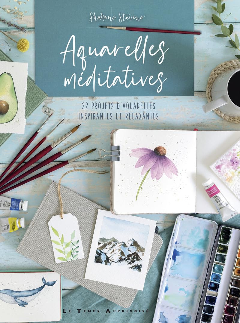 Aquarelles méditatives - 22 projets d'aquarelles inspirantes et relaxantes Film, Art & Culture