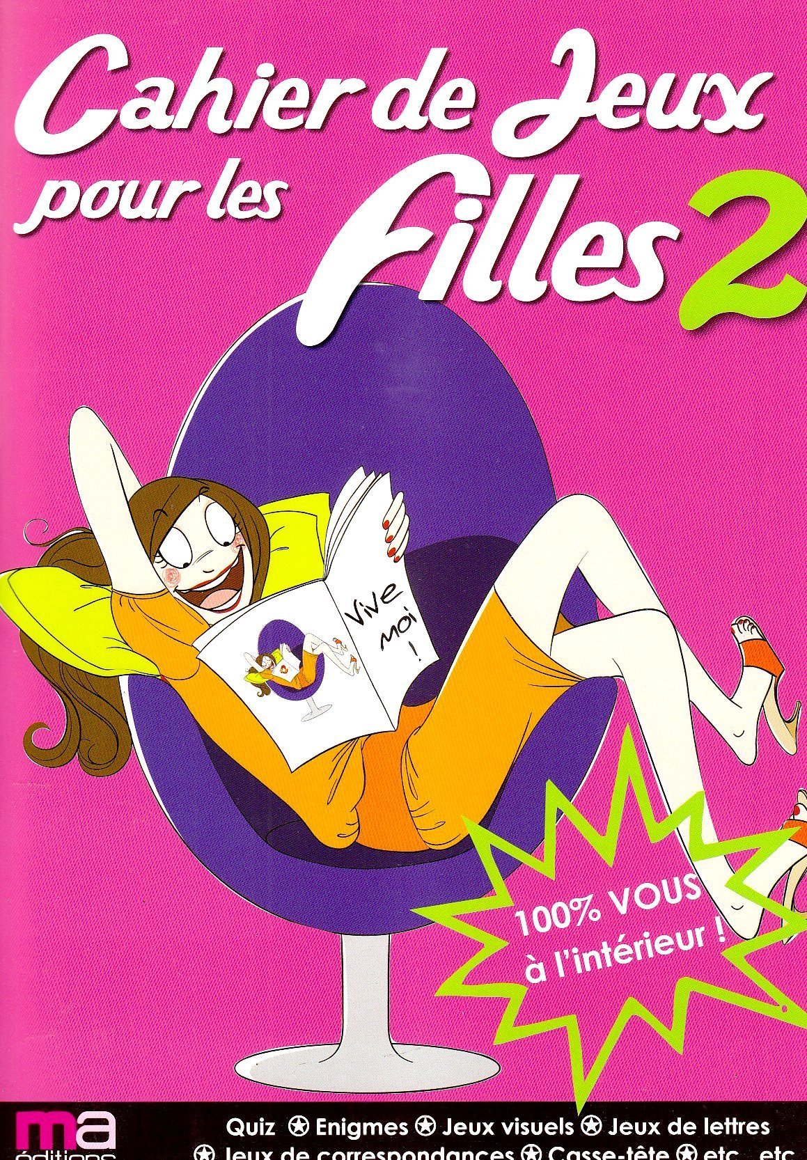 Cahier de jeux pour les filles 2 book