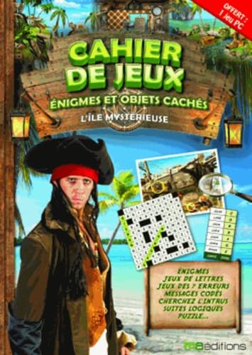 Cahier de jeux, énigmes et objets cachés : L'île mystérieuse: 1 livre + 1 jeu PC Books