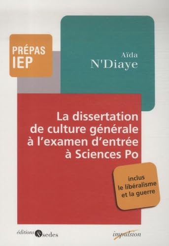 La dissertation de culture générale à Sciences Po Books