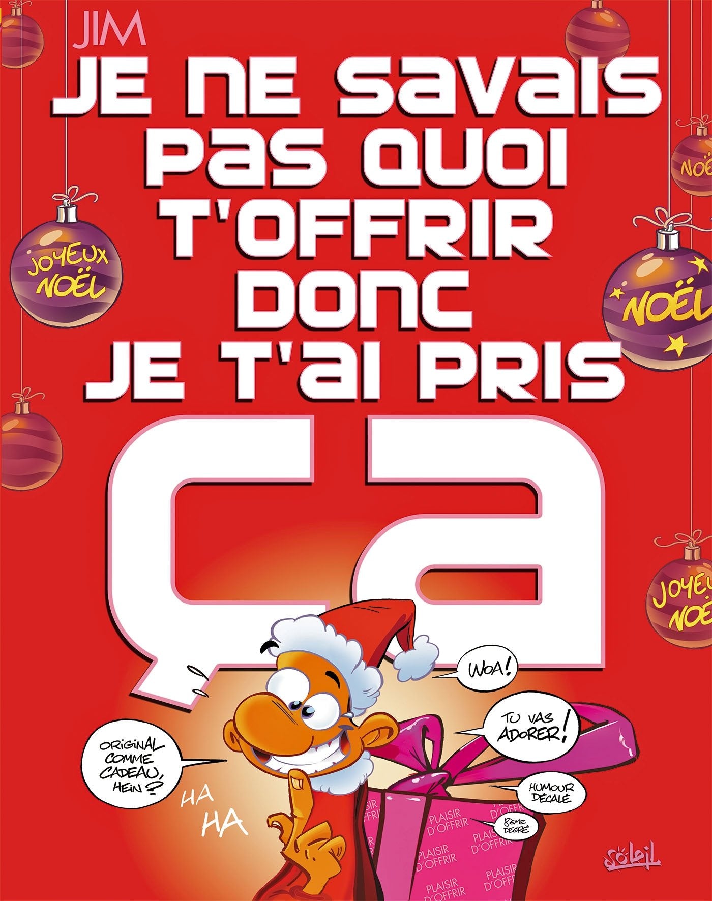 Je ne savais pas quoi t'offrir donc je t'ai pris ça book