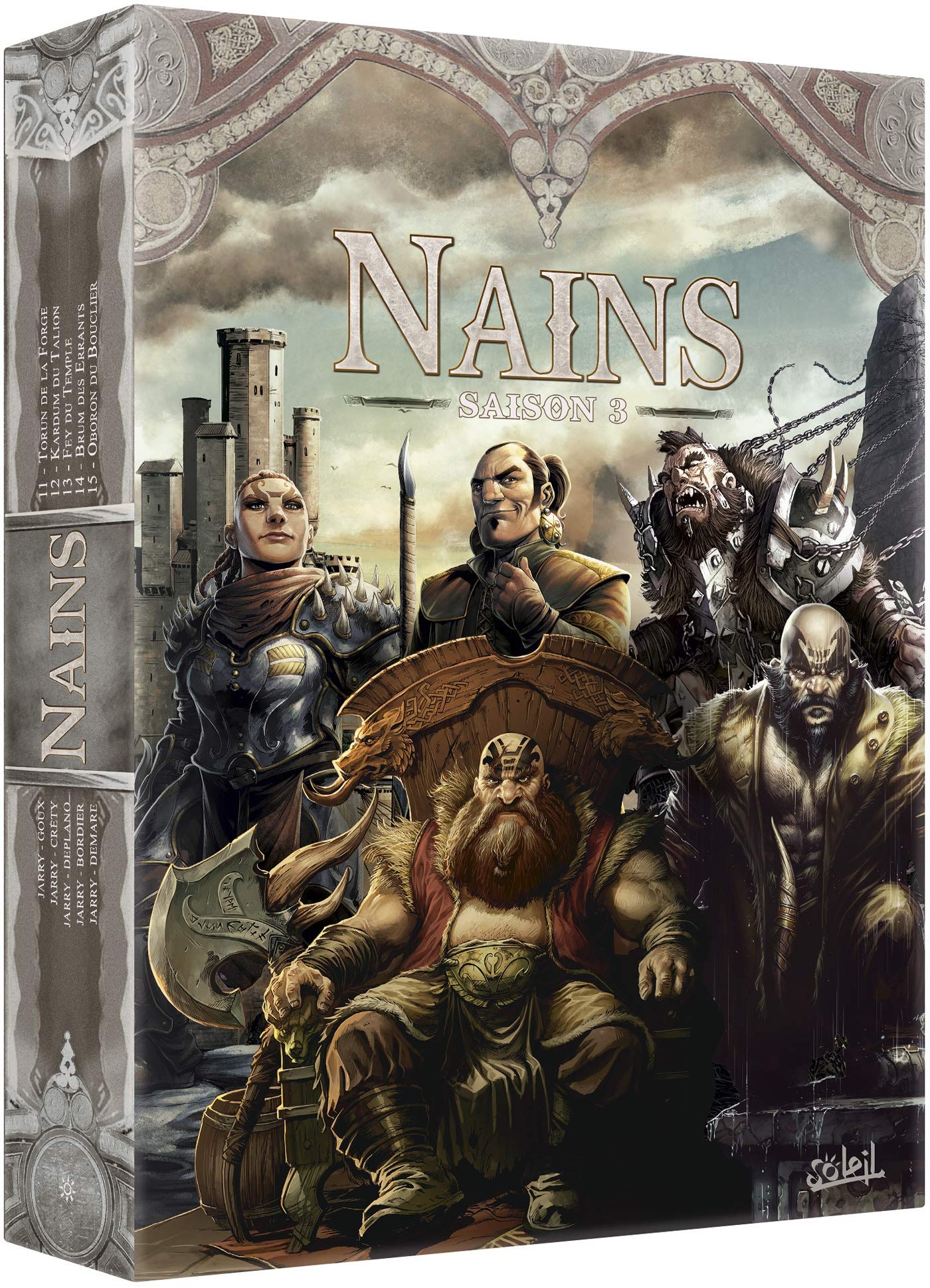 Nains - Coffret T11 à T15: Tome 11, Torun de la forge ; Tome 12, Kardum du Talion ; Tome 13, Fey du temple ; Tome 14, Brum des Errants ; Tome 15, Oboron du bouclier Manga