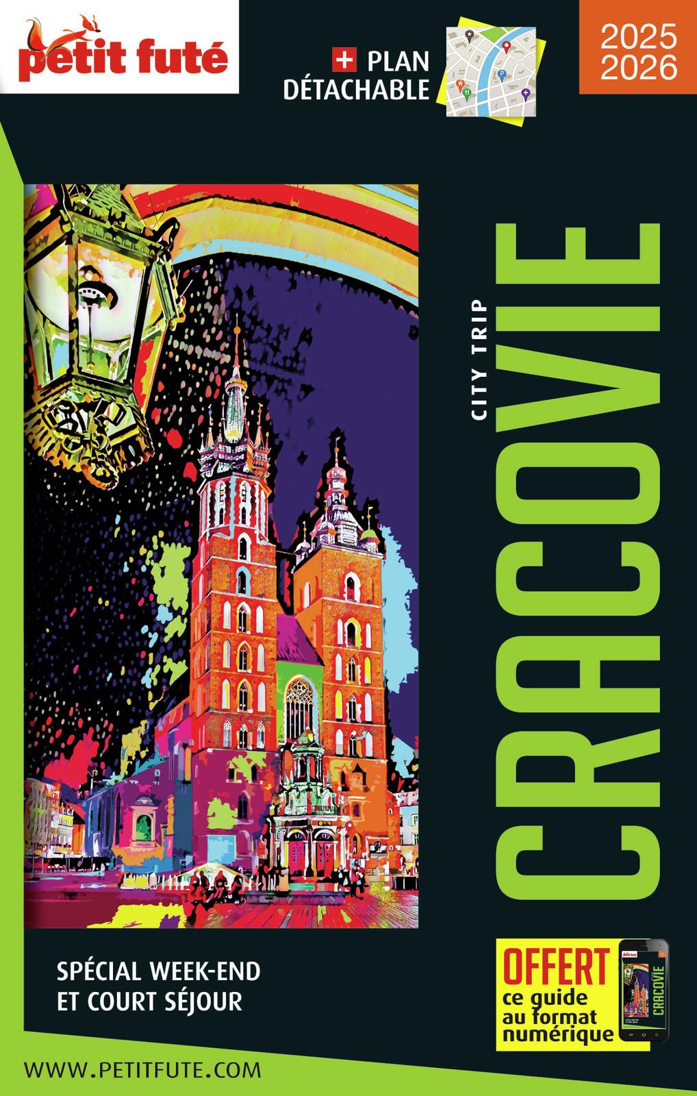 Guide Cracovie 2025 City trip Petit Futé book