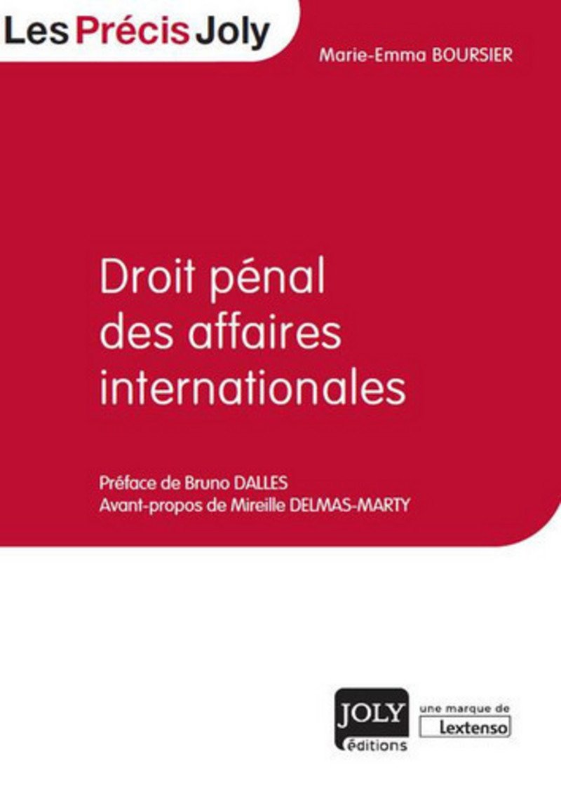 Droit pénal des affaires internationales book