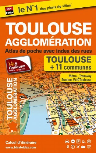 Atlas de poche de Toulouse et de son agglomération (plans de 12 communes) book