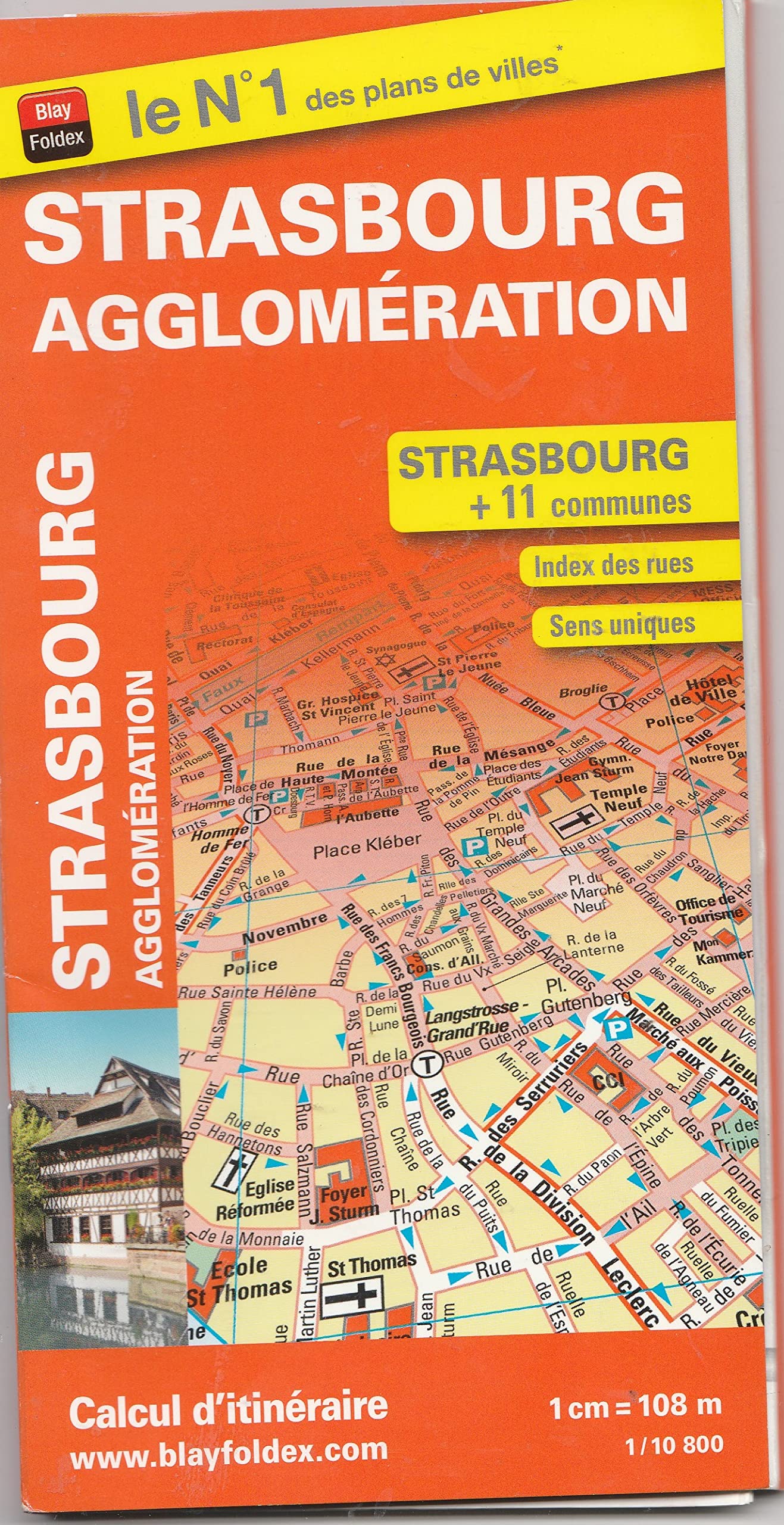 Michelin Street Map Strasbourg Maps & Plans