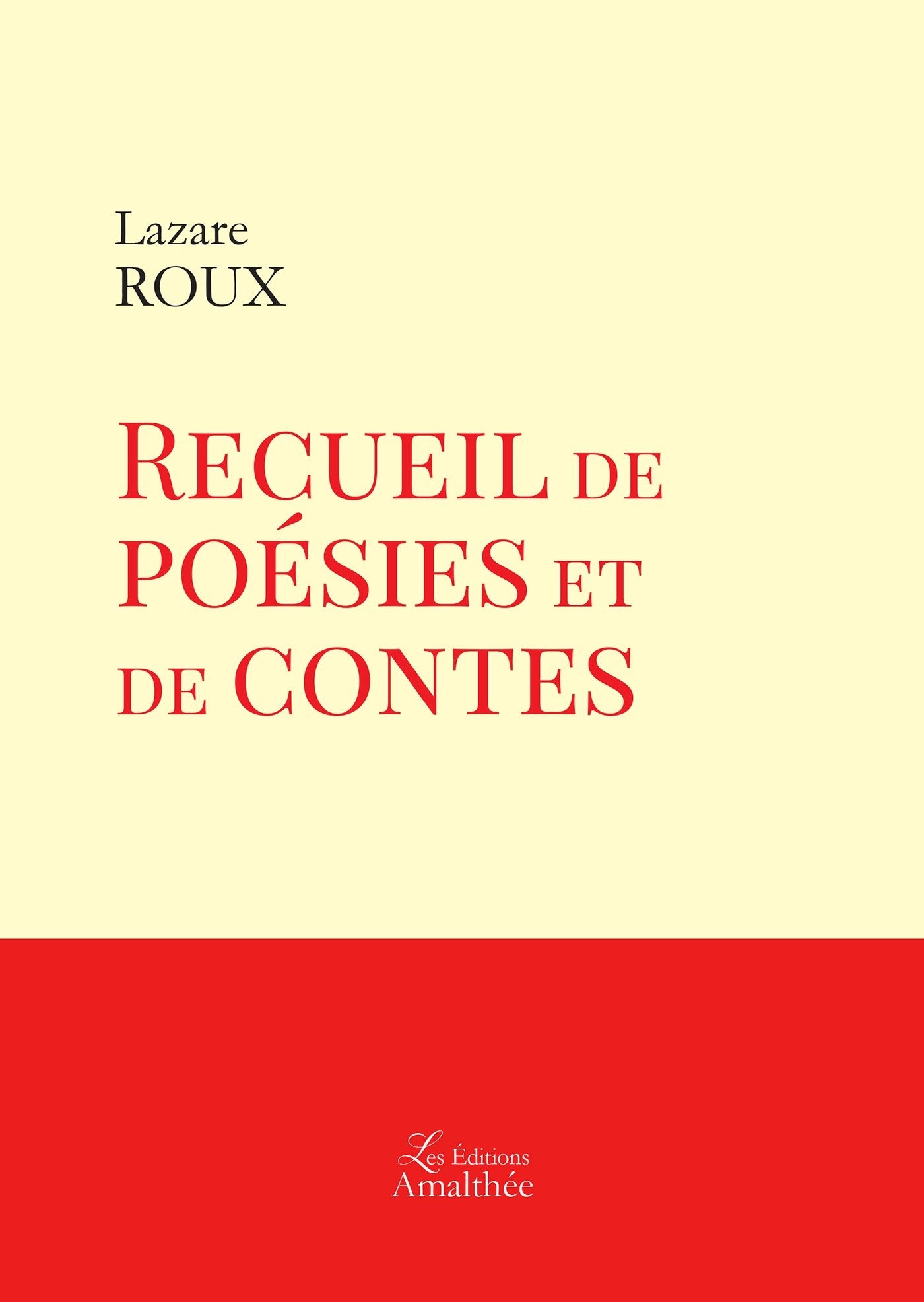 RECUEIL DE POESIES ET DE CONTES book