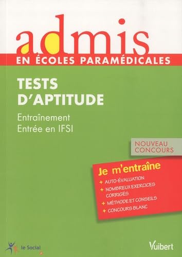 Tests d'aptitude: Entraînement Entrée en IFSI book