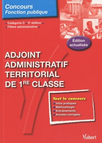 Adjoint administratif territorial de 1e classe catégoie C Books