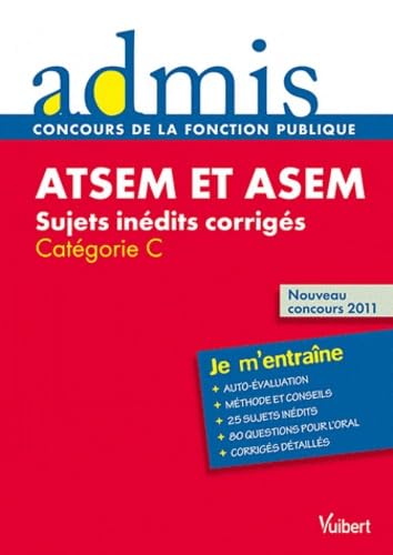ATSEM et ASEM Catégorie C: Sujets inédits corrigés book