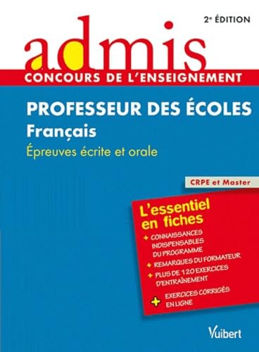 Professeurs des écoles français: Epreuves écrite et orale book
