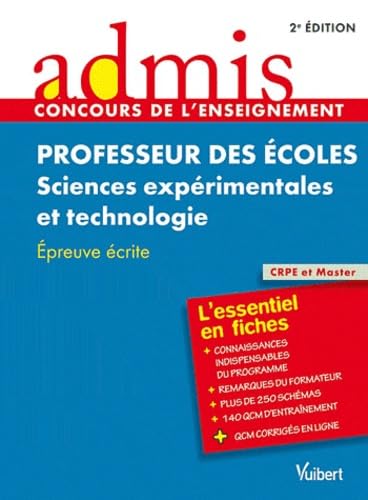 Professeur des écoles: Sciences experimentales et technologie, Epreuve écrite Books