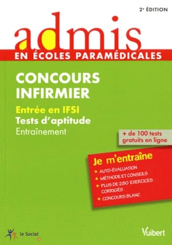 Concours infirmier Entrée en IFSI Tests d'aptitude: Entraînement book