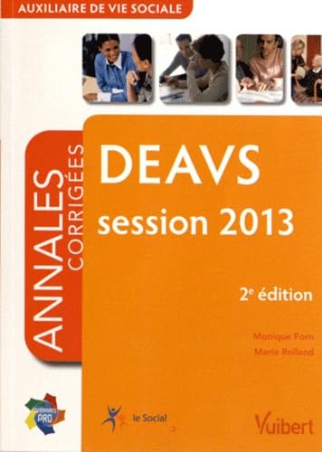 DEAVS session 2013: Auxiliaire de vie sociale, Annales corrigées book