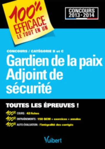Concours Gardien de la paix et adjoint de sécurité: Concours catégories B et C book