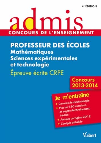 Professeur des écoles Mathématiques Sciences exprimentales et technologie: Epreuve écrite CRPE Books