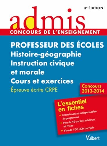 Professeur des écoles Histoire-géographie Instruction civique et morale: Epreuve écrite book