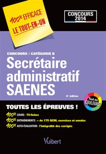 Secrétaire administratif SAENES: Catégorie B book