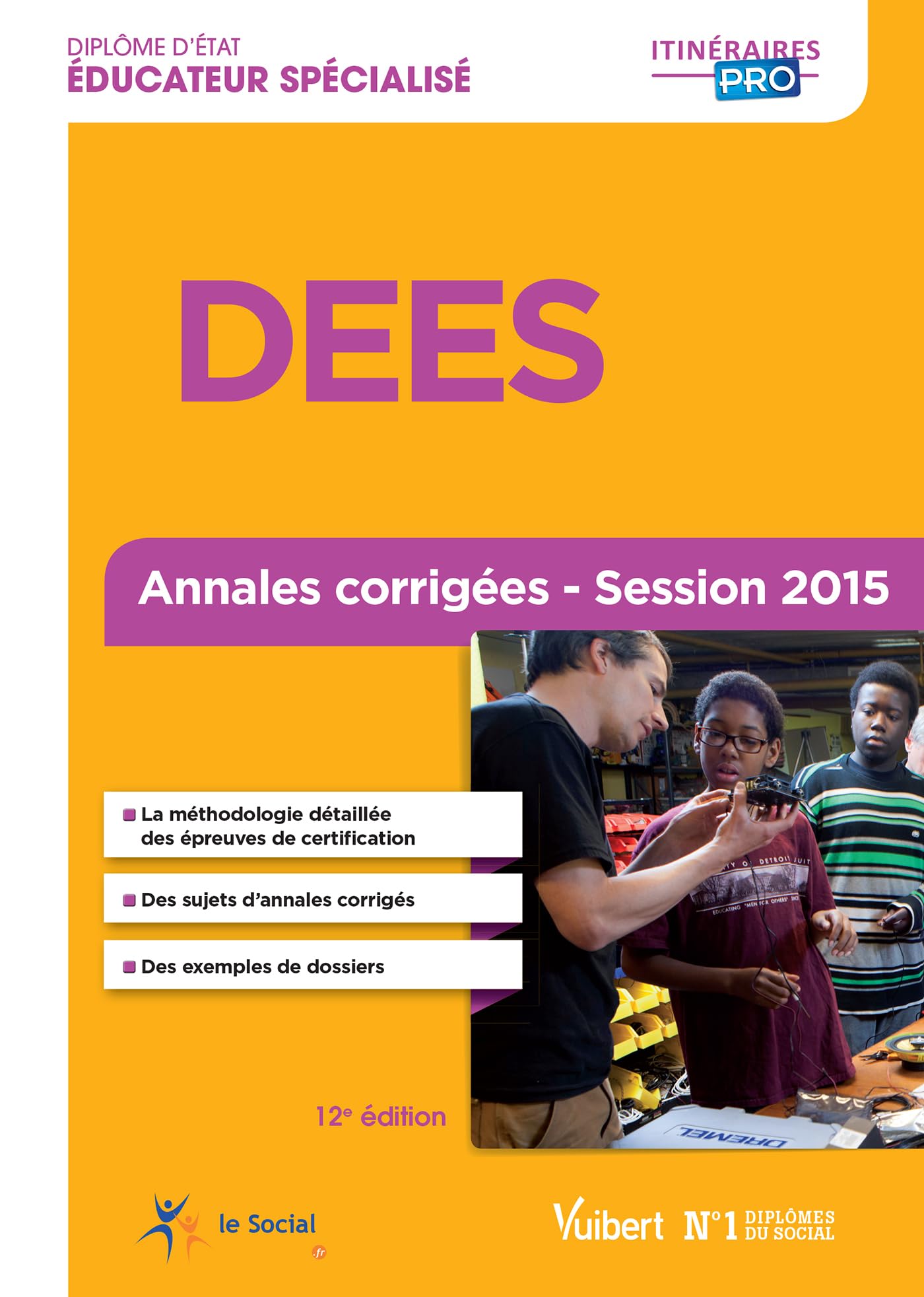 DEES - Annales corrigées - Session 2015: Diplôme d'Etat d'éducateur spécialisé Business, Finance & Career