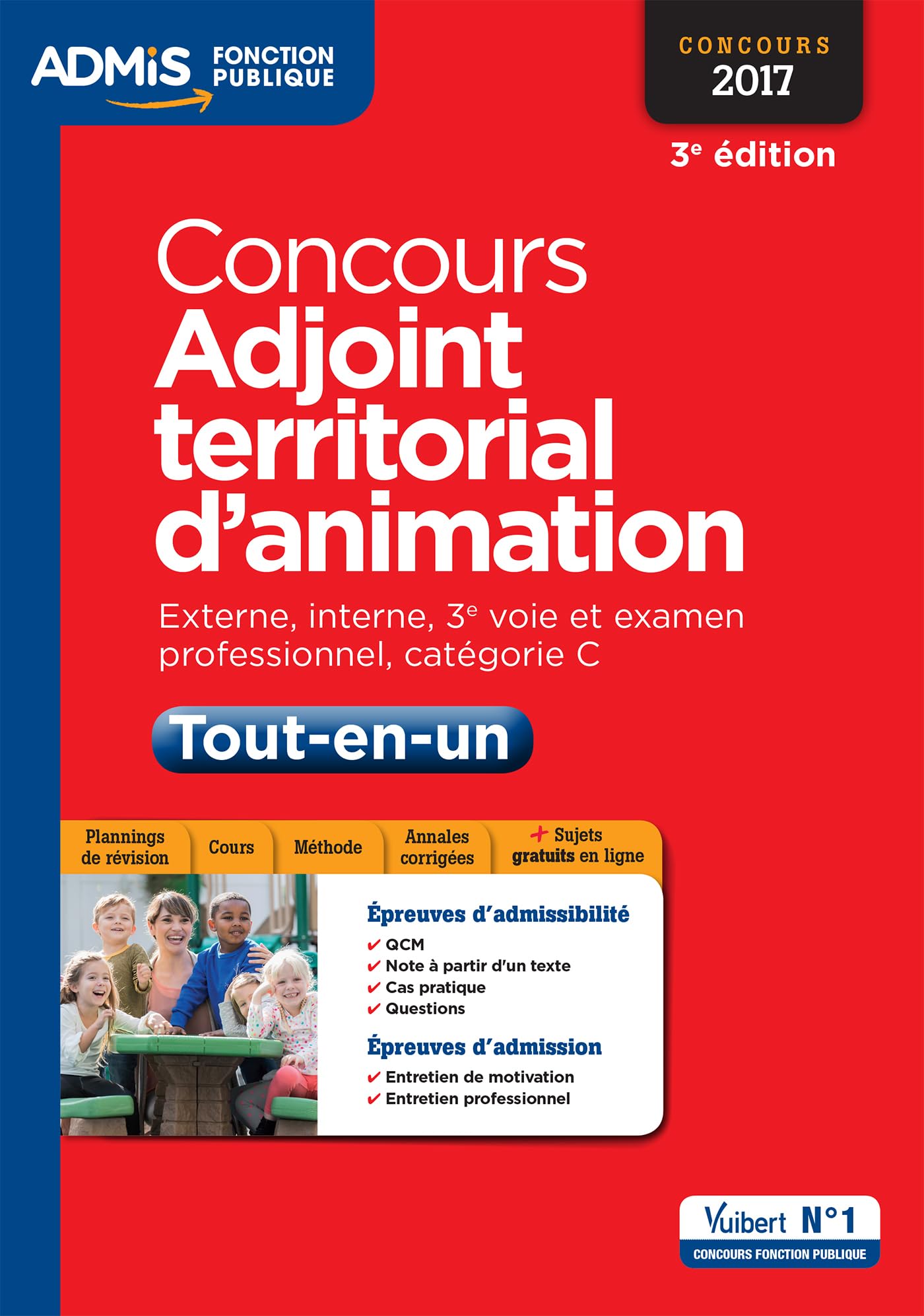 Concours Adjoint territorial d'animation - Tout-en-un - Catégorie C: Concours 2017 book