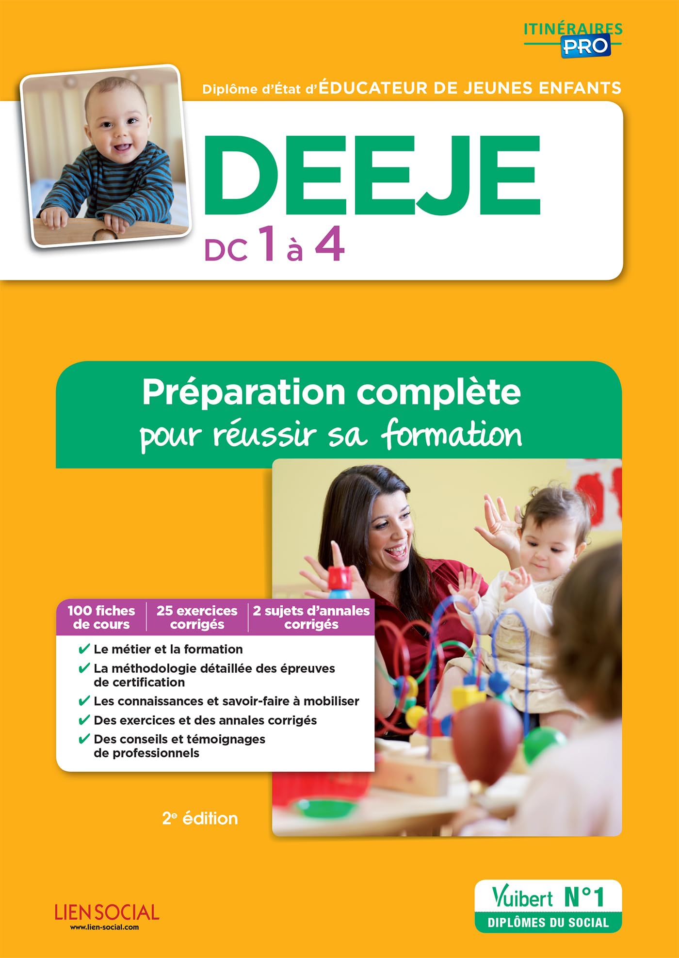 DEEJE - DC 1 à 4 - Préparation complète pour réussir sa formation: Diplôme d'État d'Éducateur de jeunes enfants Medicine