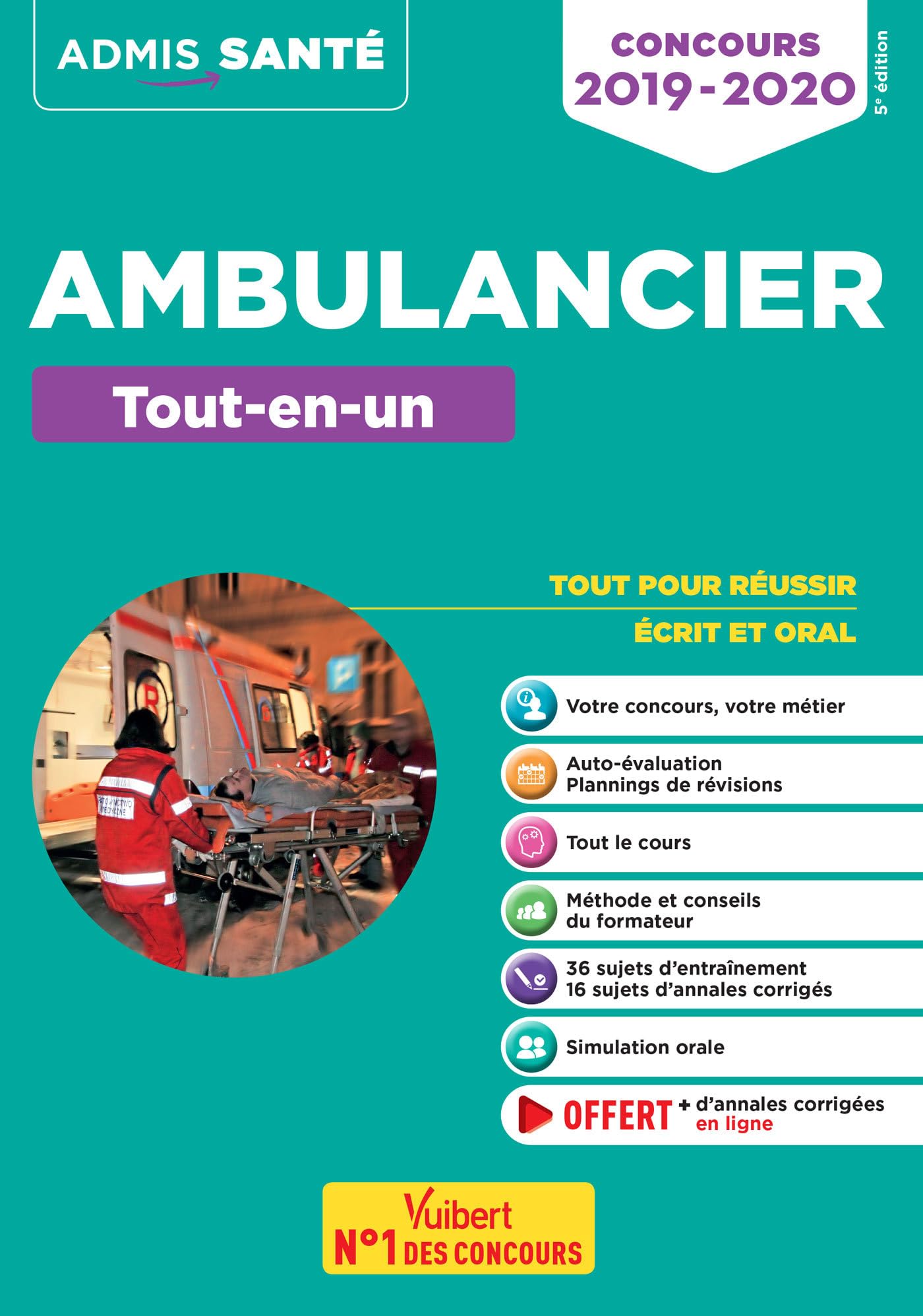 Concours Ambulancier - Tout-en-un: Concours 2019/2020 book