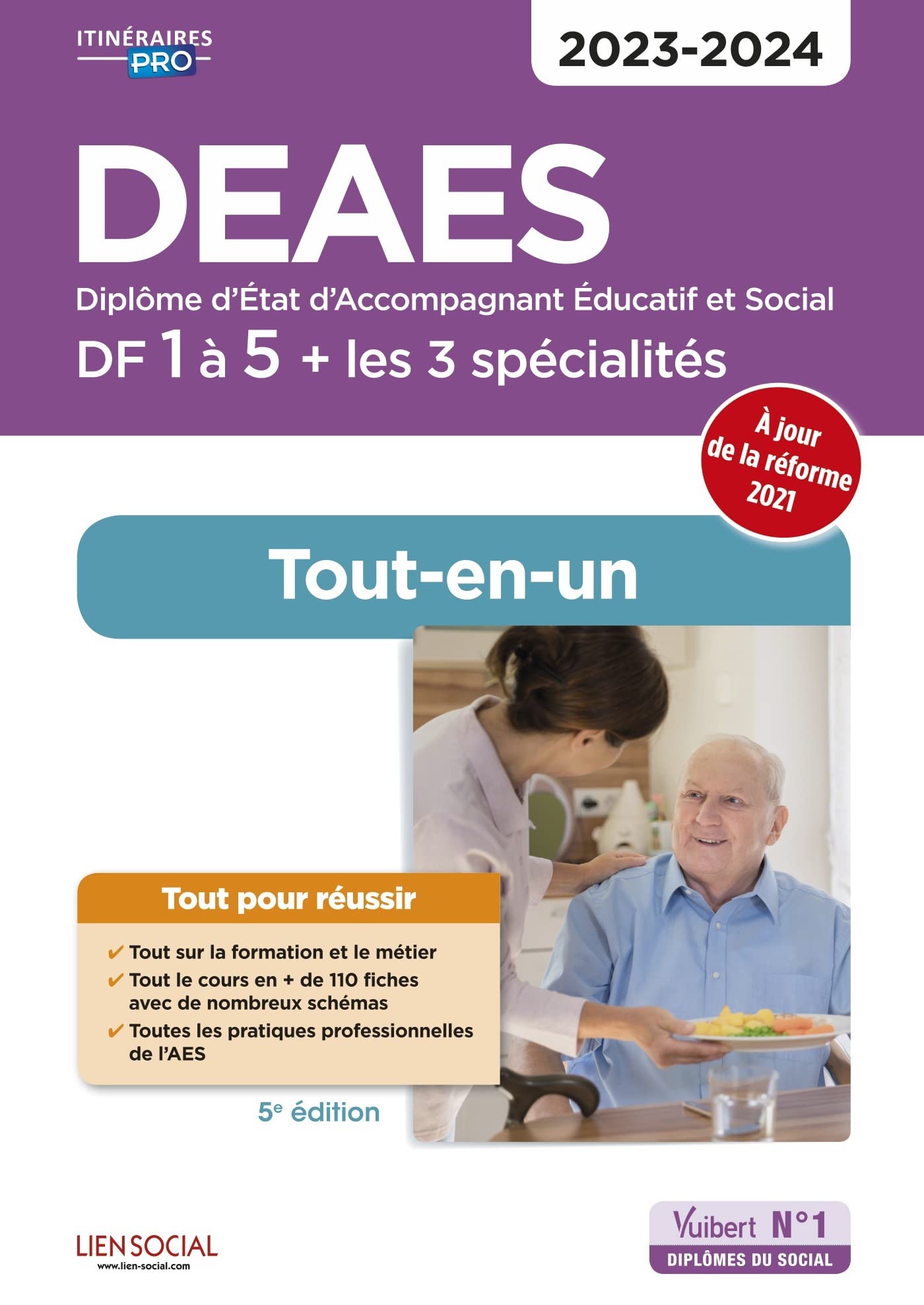 DEAES - Domaines de formation 1 à 5 - Préparation complète pour réussir sa formation - Tout-en-un: Diplôme d'État d'Accompagnant éducatif et social - Session 2022 Business, Finance & Career