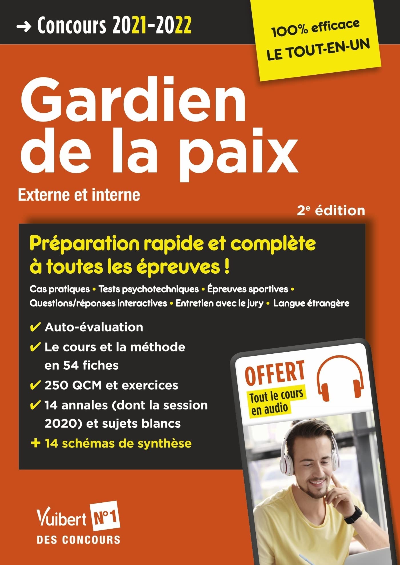 Concours Gardien de la paix - Catégorie B - Préparation rapide et complète à toutes les épreuves - Tout le cours en audio: Concours externe et interne 2021-2022 book