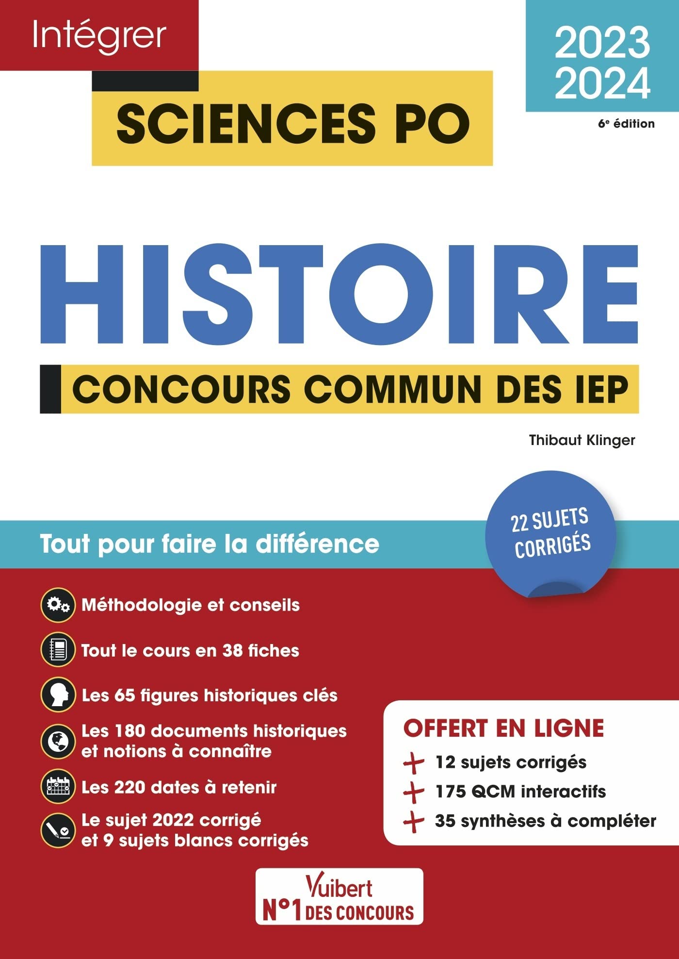 Sciences Po - Histoire - Concours commun des IEP 2023-2024: Tout pour réussir l'analyse de documents - 22 sujets corrigés book