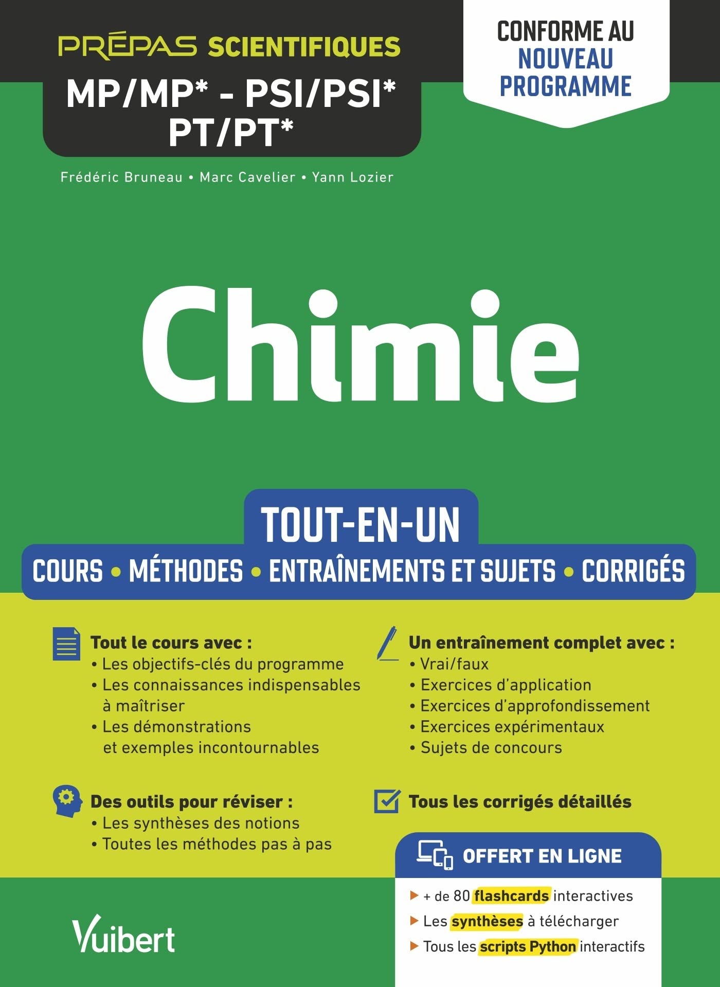 Chimie MP/MP* PSI/PSI* PT/PT* - Tout-en-un - Conforme à la nouvelle réforme: Cours - Synthèse - Méthodes détaillées - Exercices et sujets corrigés Business, Finance & Career