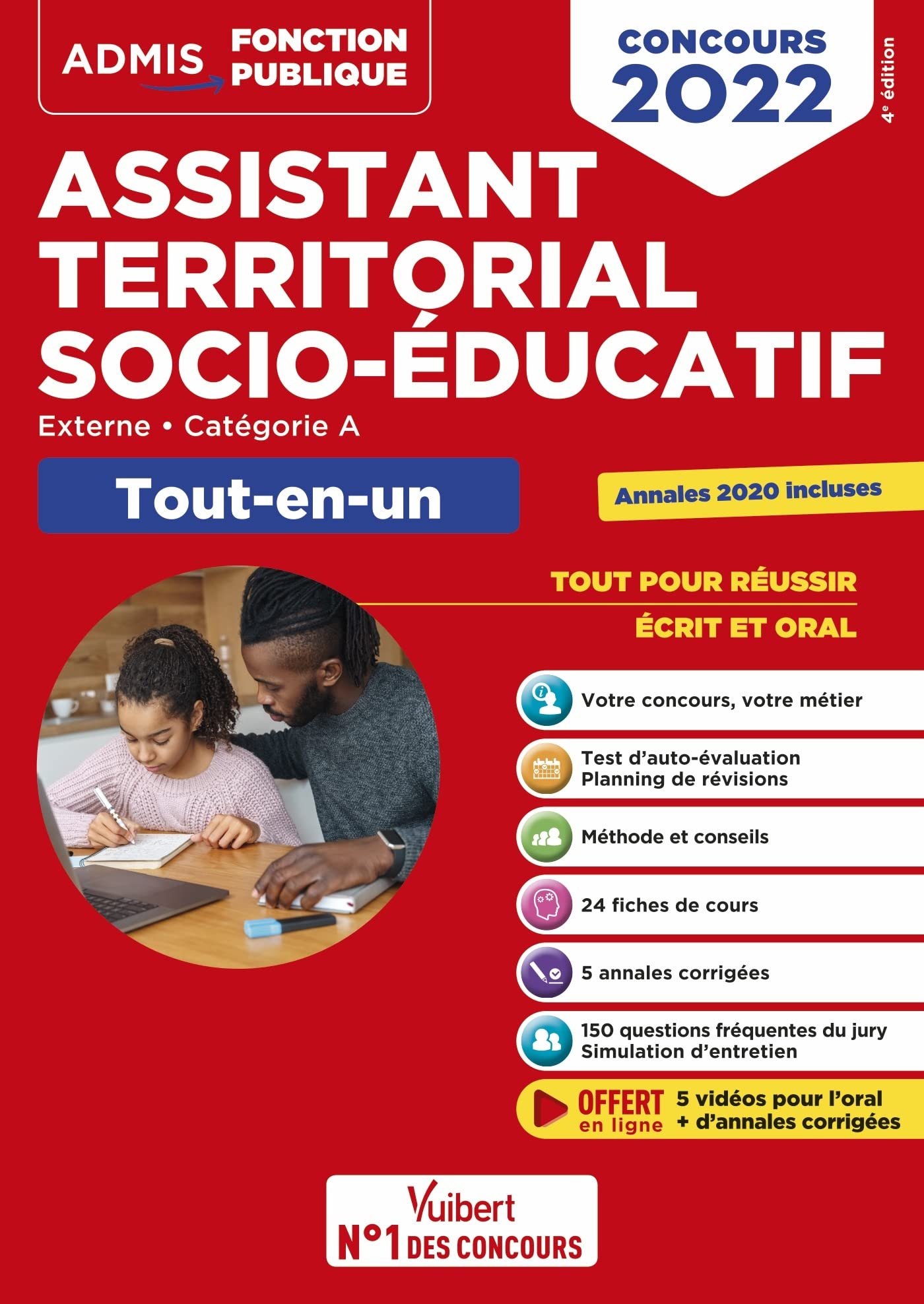 Concours Assistant territorial socio-éducatif - Catégorie A - Tout-en-un: Concours 2022 book