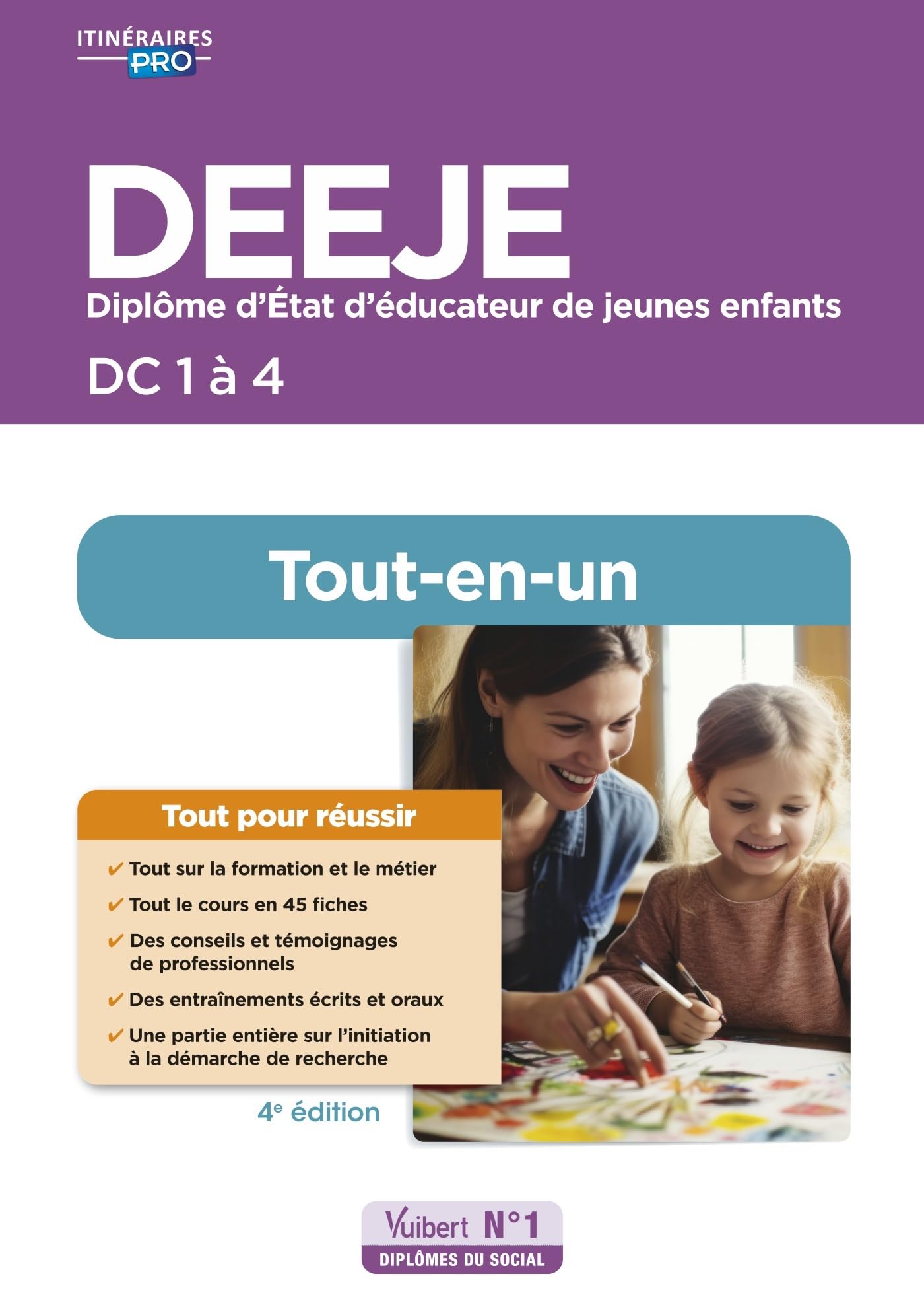 DEEJE - DC 1 à 4 - Préparation complète pour réussir sa formation - Tout-en-un: Diplôme d'État d'éducateur de jeunes enfants Medicine