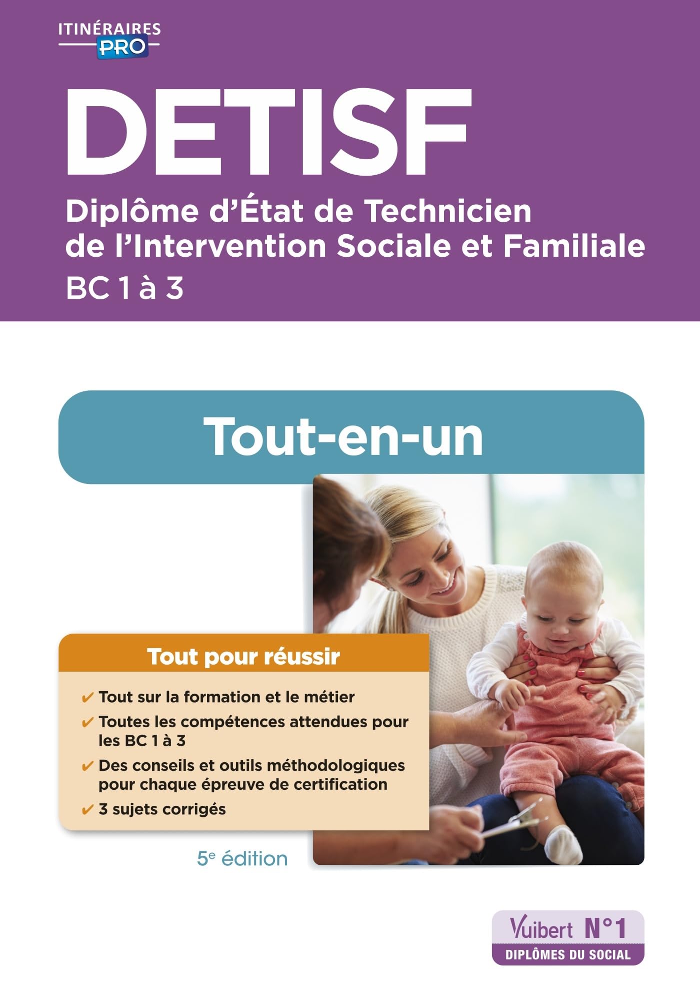 DETISF - Blocs de compétences 1 à 3 - Préparation complète pour réussir sa formation: Diplôme d'État de technicien de l'intervention sociale et familiale book