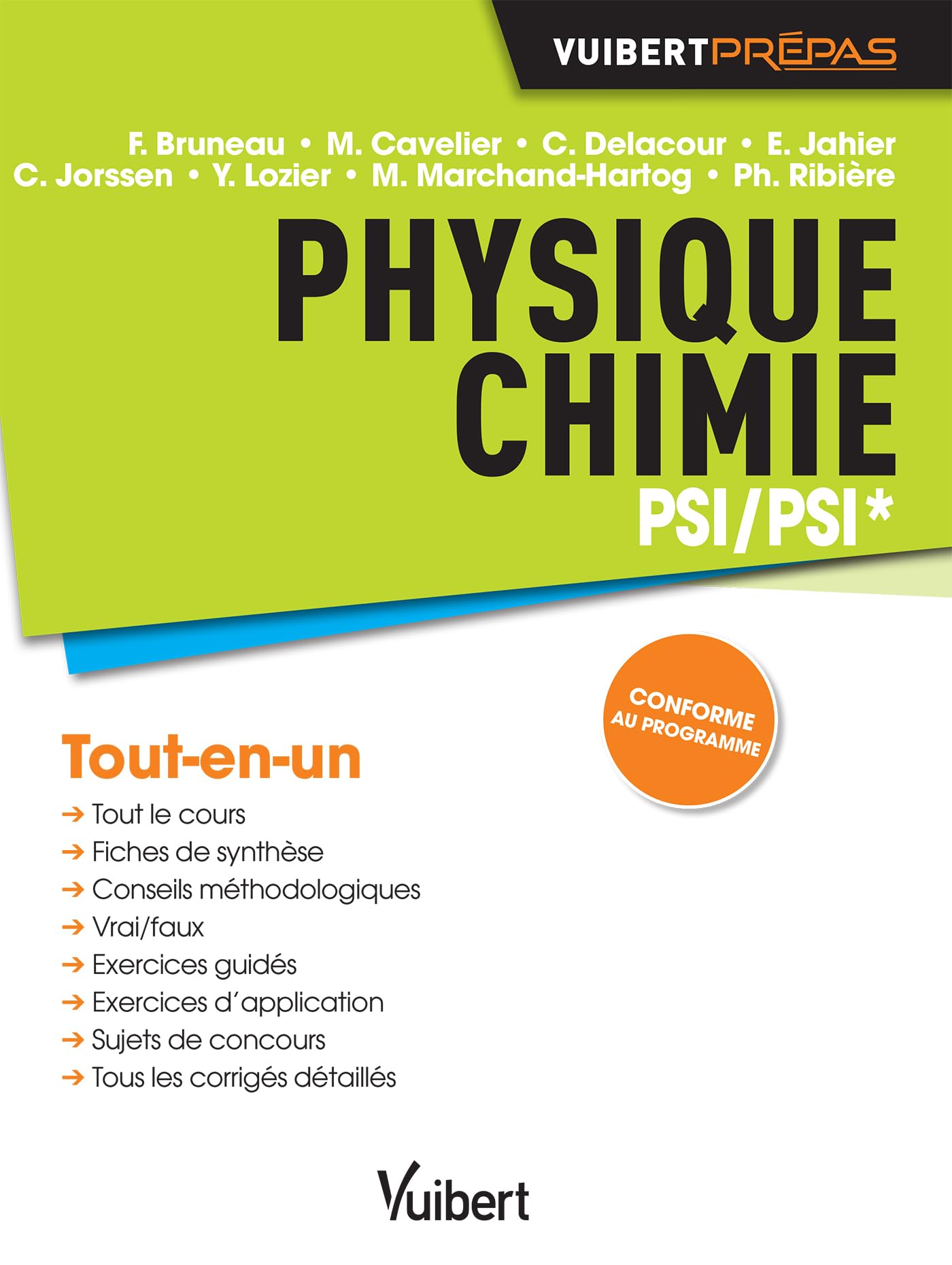 Physique-Chimie PSI/PSI*: Tout-en-un book
