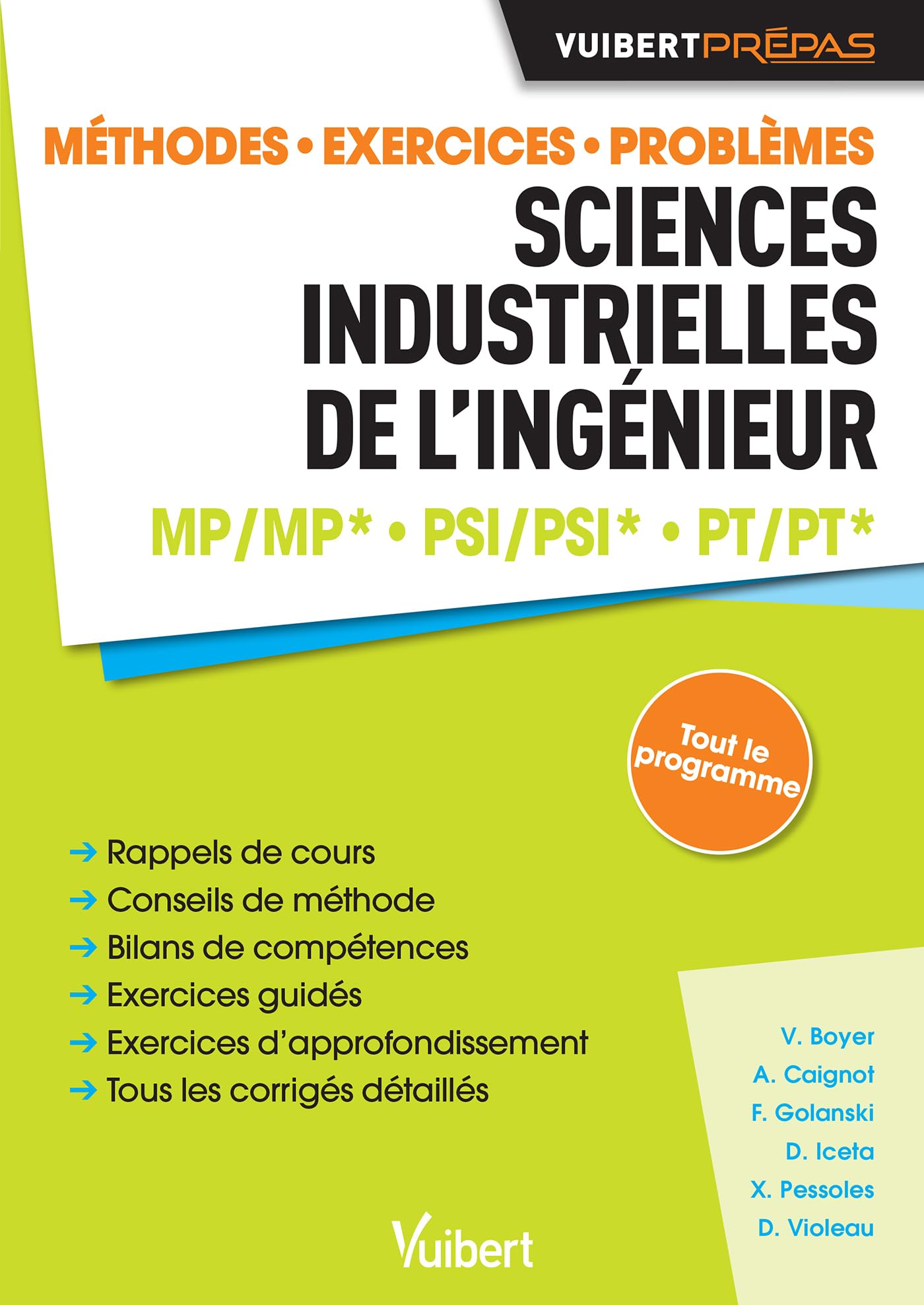 Sciences industrielles de l'ingénieur MP/MP* PSI/PSI* PT/PT*: Méthodes. Exercices. Problèmes. Sujets de concours book