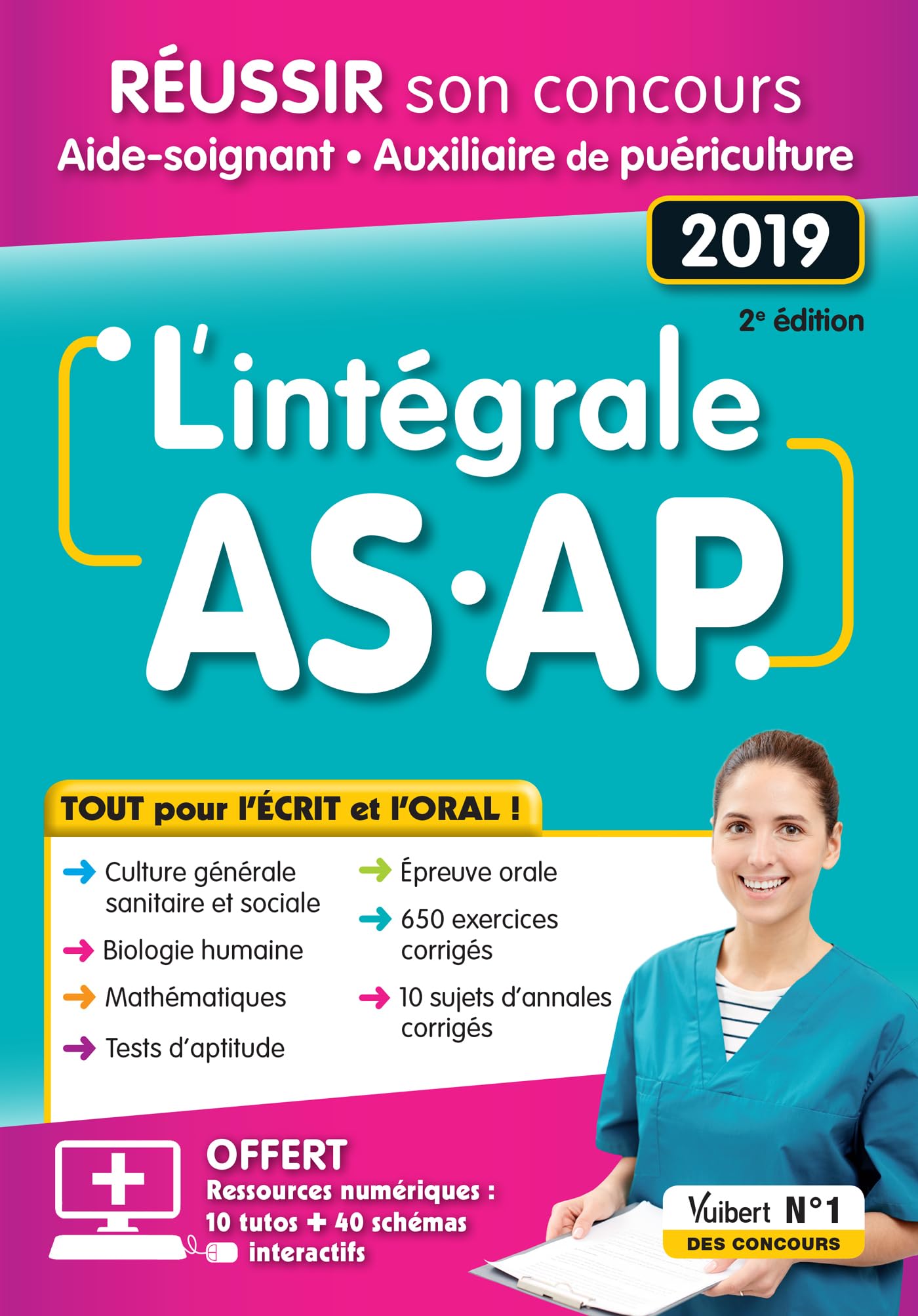 L'intégrale AS-AP - Tout pour l'écrit et l'oral !: Concours 2019 - Avec 10 tutos tests offerts Medicine