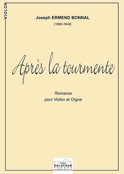 Apres la tourmente pour violon et orgue book