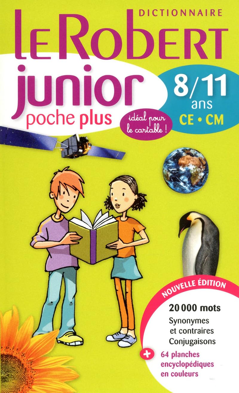 Le Robert Junior Poche Plus 2012 Edition: Monolingual French Dictionary for Ages 8-11 General education