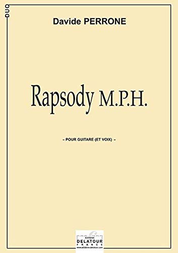 Rapsody m.p.h. pour guitare et voix (soprano) book