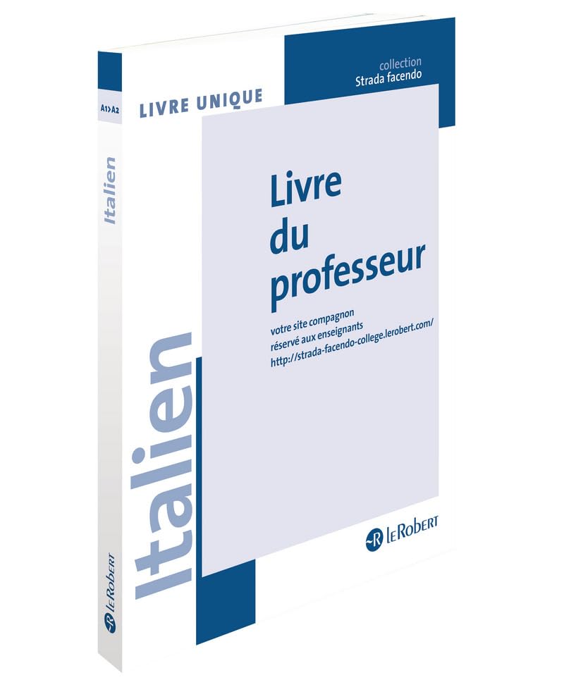 Livre du profeseur Italien a1>a2 cycle 4 Strada facendo - Livre unique: Livre du professeur Education & Training