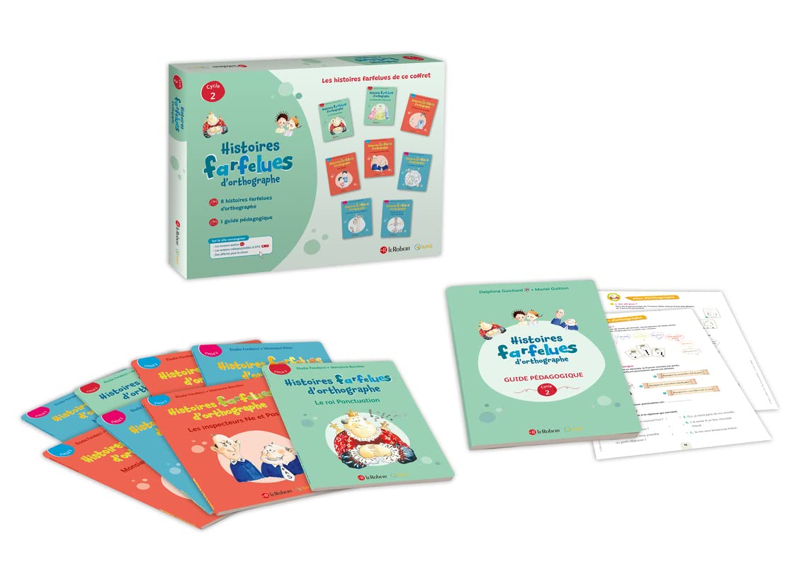 Coffret Histoires farfelues d'orthographe - Cycle 2 - CP-CE1-CE2 book